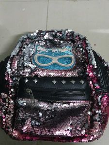 Sparkly Sequin Cat Backpack