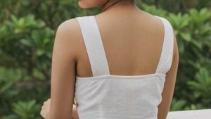 White Button-Front Top