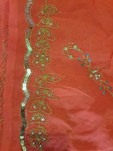 Vintage Saree Unique Kasab Handwork 40 Years