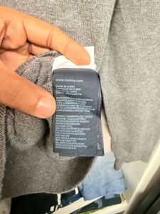 Tommy Hilfiger Quarterzip 100% Lambswool Sweater