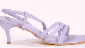 Women Open-Toe Kitten-Heeled Sandals