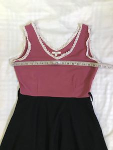 Cute Pink &amp; Black Dress Bust 32/34