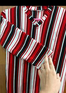 Woollen Red Kurta Set