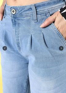 Wide Leg Denim Jeans