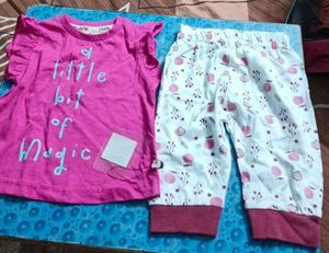 Cute Baby  Girls Clothing Set ( 6 Months)