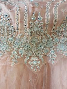 Partywear Gown With Separate Dupatta