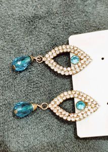 Teardrop Rhinestone Earrings