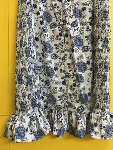 Floral Print Off-Shoulder Dress