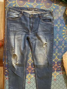 Blue Clour Ripped Jeans