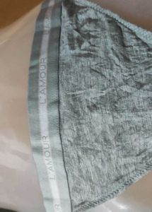 L&#39;amour Gray Thong Size m