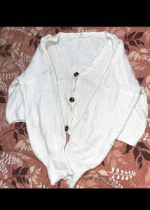 off white woolen top