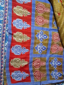 Daily Wear Saree With Little Patch Work