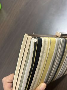 Yellow Striped Clutch