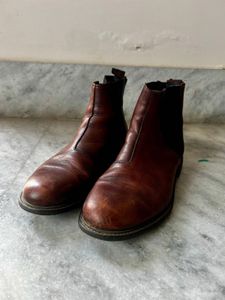 Brown Leather Boots