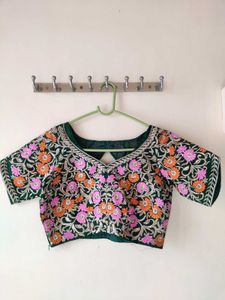 💚 Elegant Green Lehenga Choli 🌸