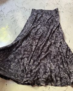 Floral Print Maxi Skirt