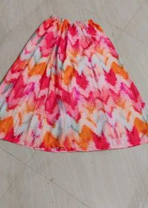 Colorful Chevron Maxi Skirt