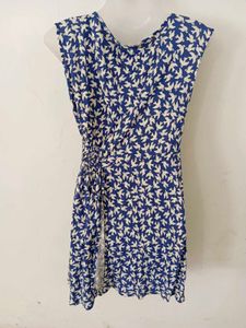BIRD PRINT DRESS