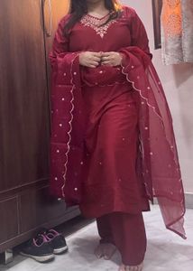 Elegant Embroidered Kurta Set