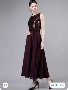 Voilet Maxi Dress Or Gown
