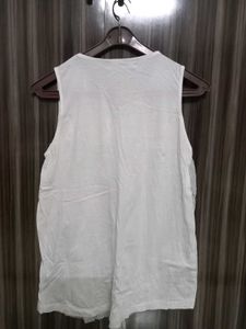Striped Embroidered Top