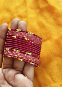 Pink Bangle Set
