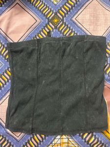 Acid Wash Corset Top