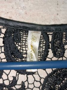 Partywear Lace Mini-Dress Layered Black 🖤