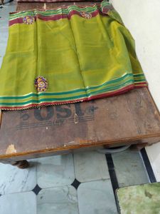 Elegant Green Saree