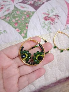 Handmade hoop earring