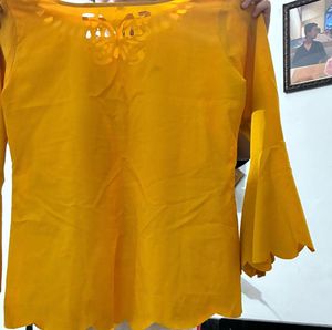 Women Yellow Top