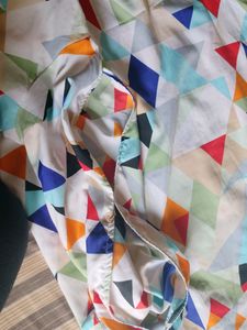 Multicolor White top