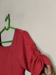 Square Neck Solid Top