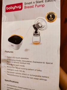 Babyhug Smart 'n Silent Electric Breast Pump