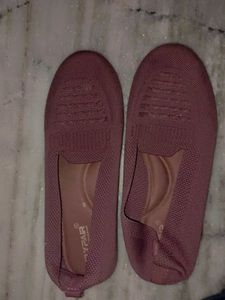 Comfortable Mauve Casual Shoes belly for women