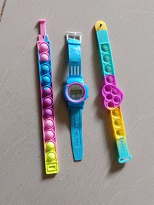 Kids Pop It Watch Bundle