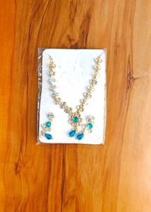 Brand New Artificial Stone Studded Jewellery Set.