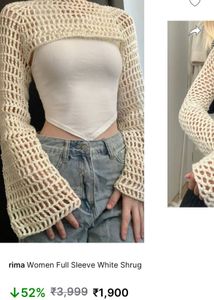 Crochet Mesh Top🌷