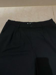 Black Straight Fight Formal Pant
