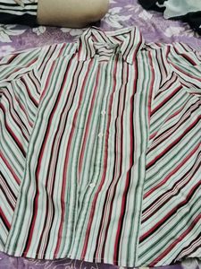 Striped Button-Down Shirt