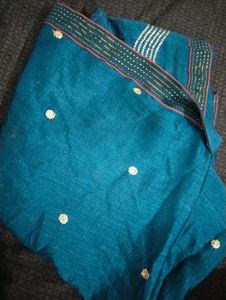 Beautiful Teal Blue 🔵🔵 Duptta.