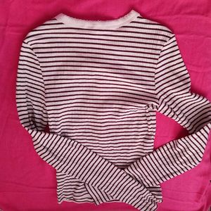 Striped Long Sleeve Top