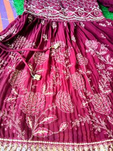 MIRROR WORK SHARARA SUIT