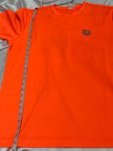 Bright Orange Graphic Tee
