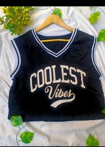 Coolest Vibes Graphic Vest Top
