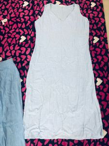 Premium cotton Blue Kurta Set