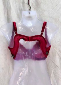 Red Lace Bra