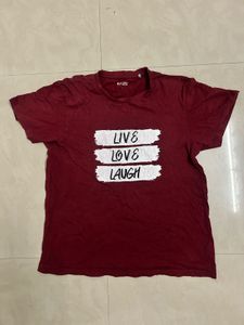Maroon Graphic Tee