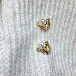 Earring combo: Pearl &amp; Mushroom