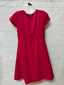 Pink Taylor Stiched Dress